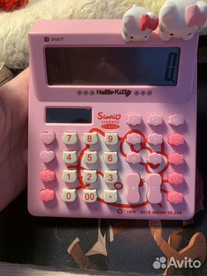 Hello kitty кальтулятор 2010 года, раритетный