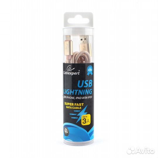 USB кабель для iPhone iPad в оплётке 1,8 м
