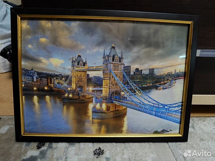 Картина в раме Лондон 23 см х 32 см