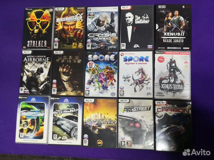 CD - DVD видеоигры для пк, PC Часть 2