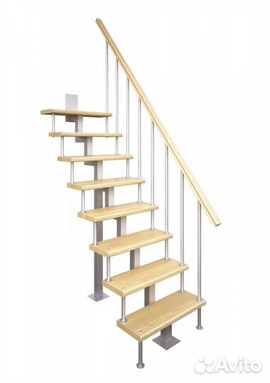 Модульная малогабаритная лестница Линия