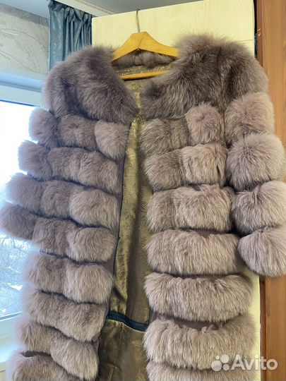 Шуба из песца