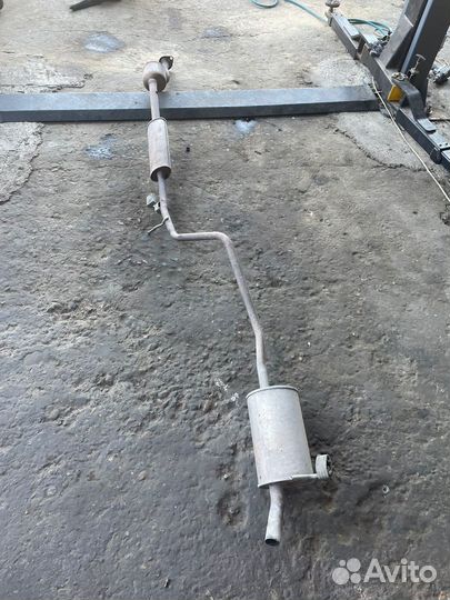 Глушитель на Renault Logan 2 16 кл 1.6