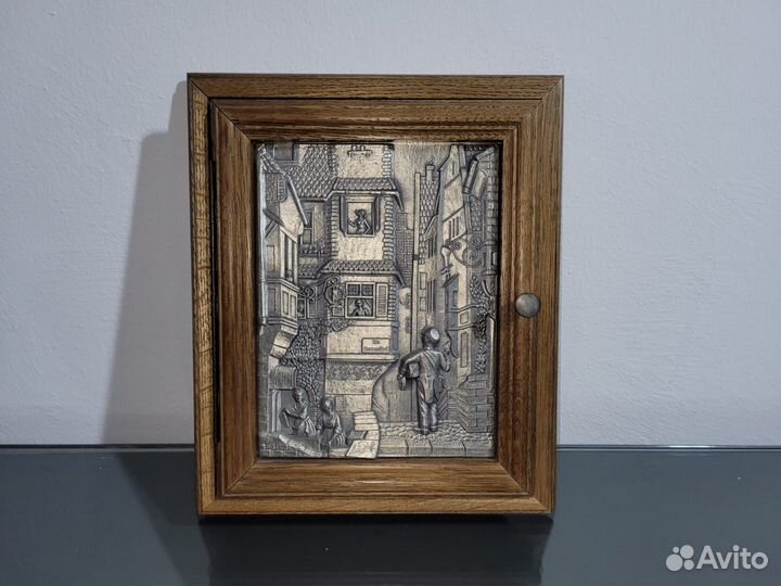 Zinn.Олово.Дерево.Ключница