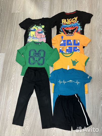 Вещи пакетом на мальчика 128-134