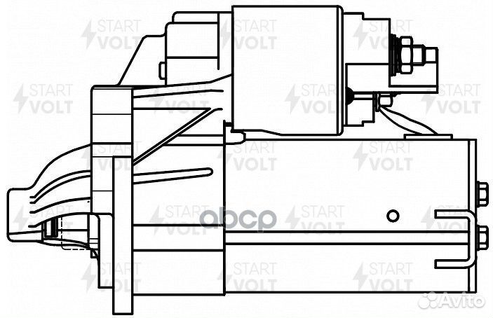 Стартер 1,2кВт Renault Duster (10) 1.5dCi (тип