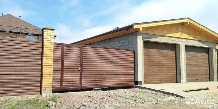 Гаражные ворота с установкой