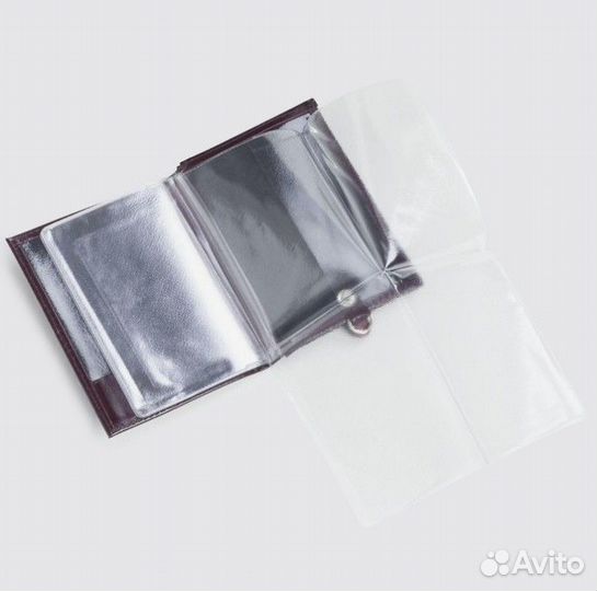 Обложка для удостоверений и автодокум. кожа Россия