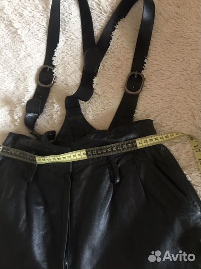 Шорты натуральная кожа Valentino Италия