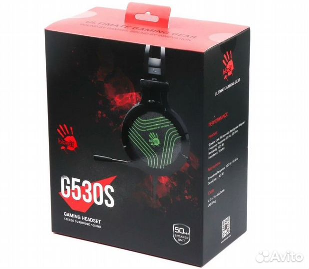 Проводная гарнитура A4Tech Bloody G530S