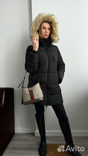 Пуховик женский zara M