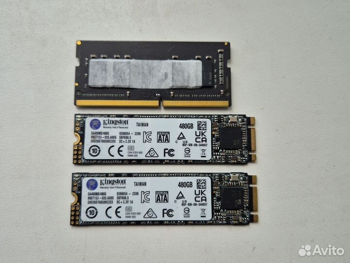 Ssd kingston sa400 480gb m2 +DDR4