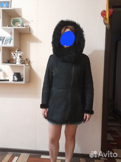 Дубленка натуральная женская б/у