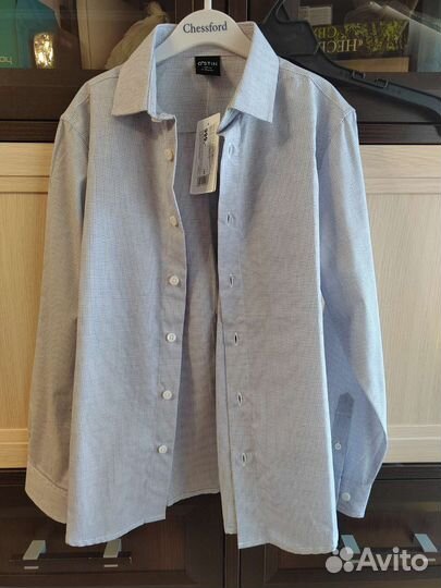 Рубашка новая для мальчика (р. 140)