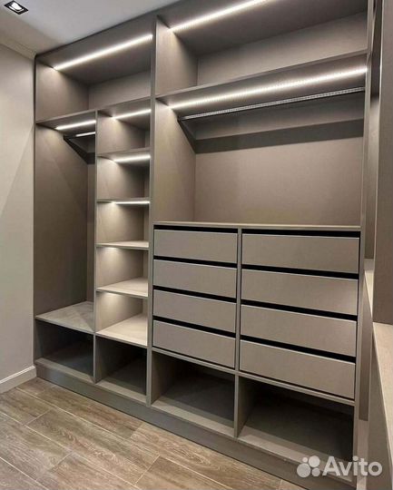 Гардеробная система с фабрики