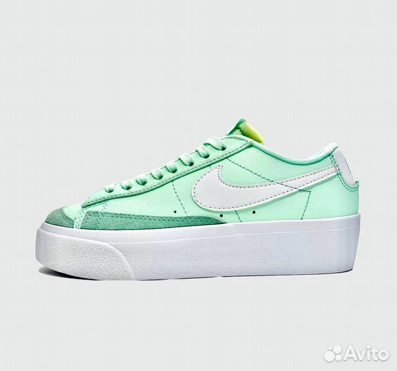 Кроссовки Nike Blazer Low 77 Mint / White Wmns