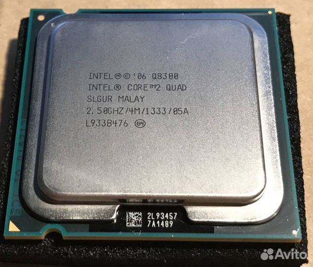 4 ядра cpu Intel Q8300 LGA775