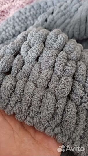 Шапка балаклава вязаная с ушами