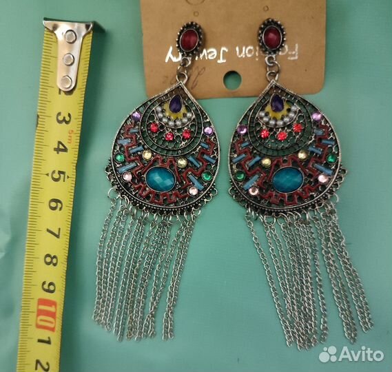 Серьги в этническом стиле