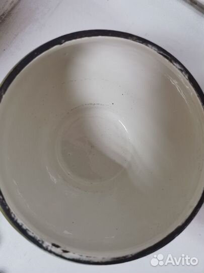 Чугунок эмалированный времён СССР 2 штуки