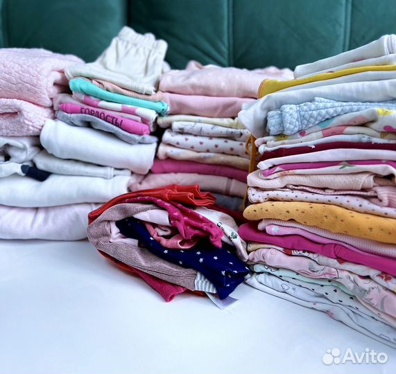 Вещи пакетом для девочки 68 74