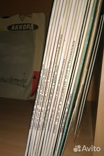 Пластинки в ассортименте