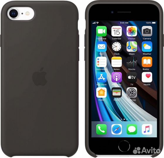 Чехол Silicone Case iPhone SE 2022/2020/8/7 Новые