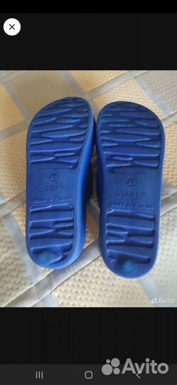 Резиновые шлепанцы 39р
