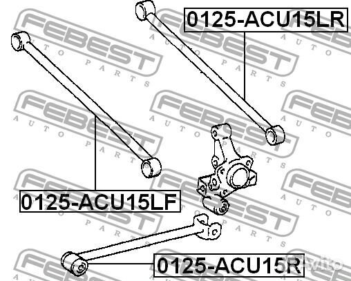 Febest 0125-ACU15LR Тяга lexus RX300 98-03 3.0 зад