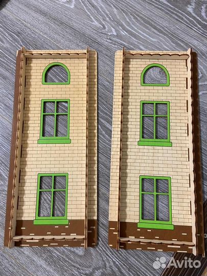 Кукольный домик с мебелью