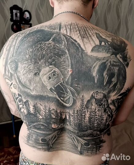 Тату перекрытие старых татуировок и шрамов