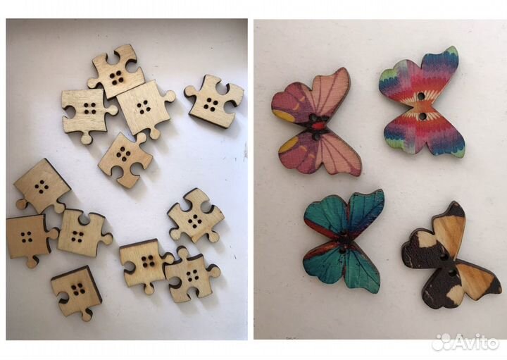 Пуговицы новые для рукоделия и шитья