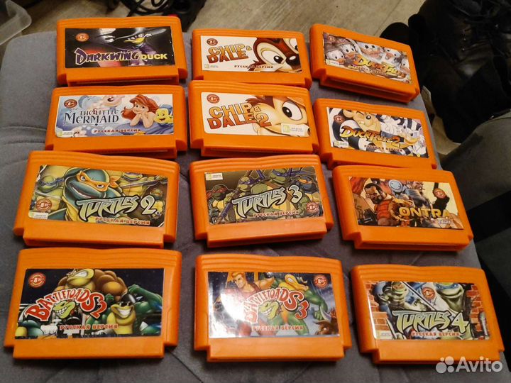 Картриджи на Денди, новые. Игры для Dendy