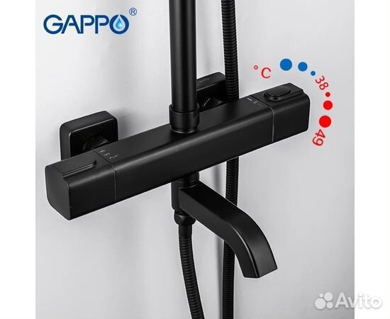 Душевая система G2491-6 Gappo с тропическим душем