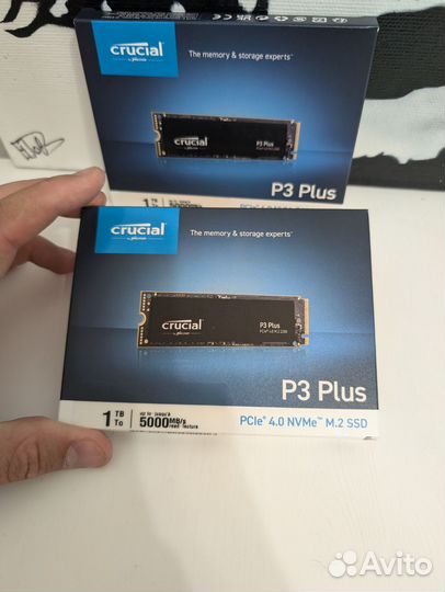 SSD Crucial P3 Plus 1Tb (новые)