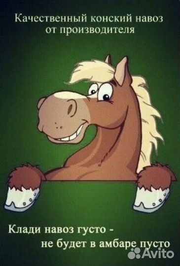 Конский навоз