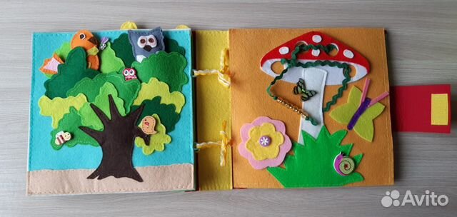Мягкая книжка из фетра