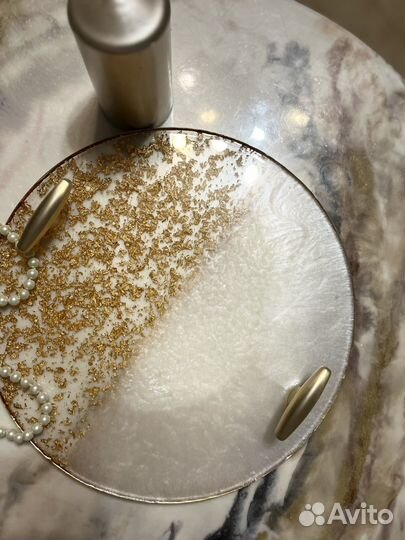 Поднос из эпоксидной смолы