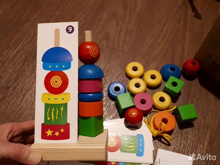 Развивающие деревянные игрушки