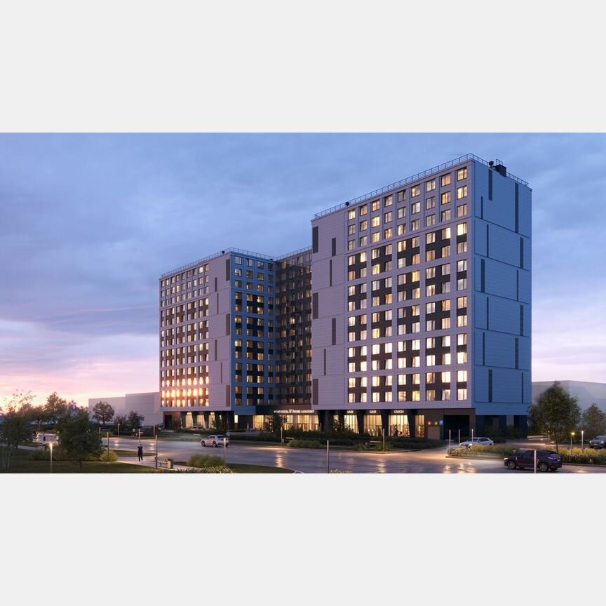 Апартаменты-студия, 39,4 м², 14/14 эт.