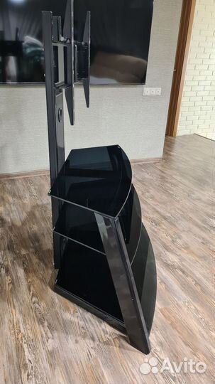 Стеклянная тумба под тв телевизор