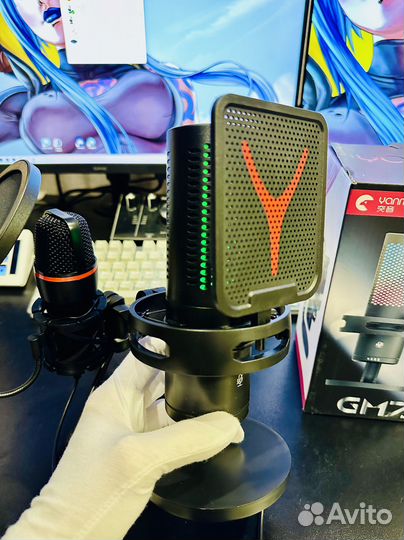 Игровой Микрофон Для пк RGB (Новый)