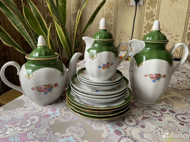 Сервиз чайный-кофейный Дулево СССР