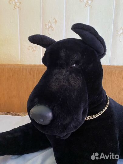 Мягкая игрушка собака дог большая Fancy