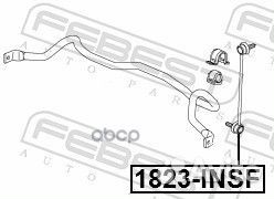 Тяга стабилизатора opel insignia 12- пер.подв.л