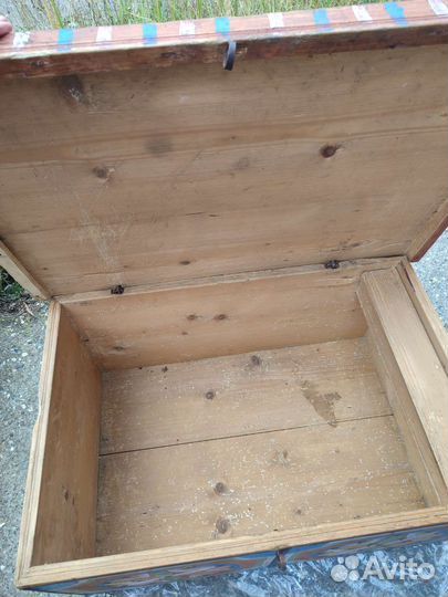 Сундук Вологда 19 век роспись