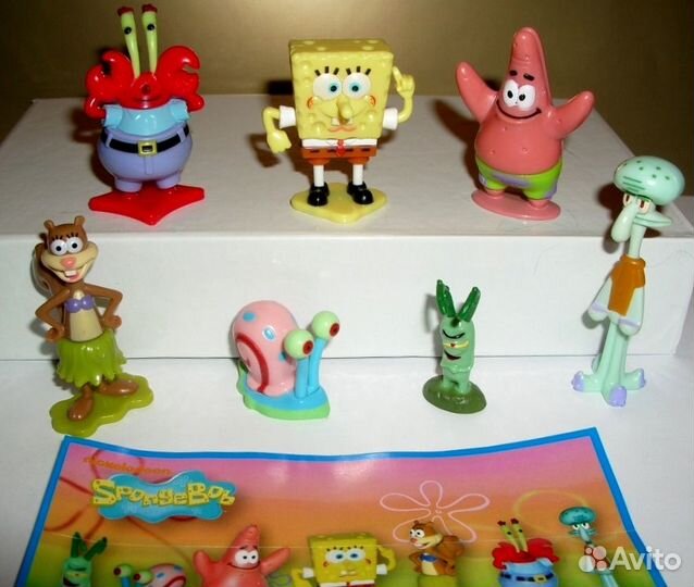 Губка Спанч Боб, Тайная жизнь,Фиксики киндер серии