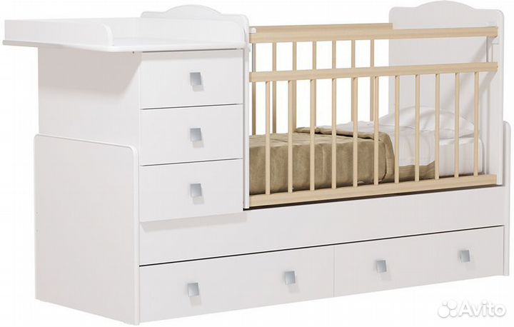 Детская кровать трансформер с маятником