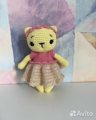 Кошечка вязанная