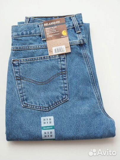 Джинсы Carhartt B17 Stonewash Мексика 34w 32l